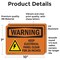 Signmission Keep Electrical Panel Clear With Symbol OSHA Warning Sign, Vinyl Decal, 10in W x 7in L, 2PK OS-2PACK-WS-D-710-L-12209 - alternate 6